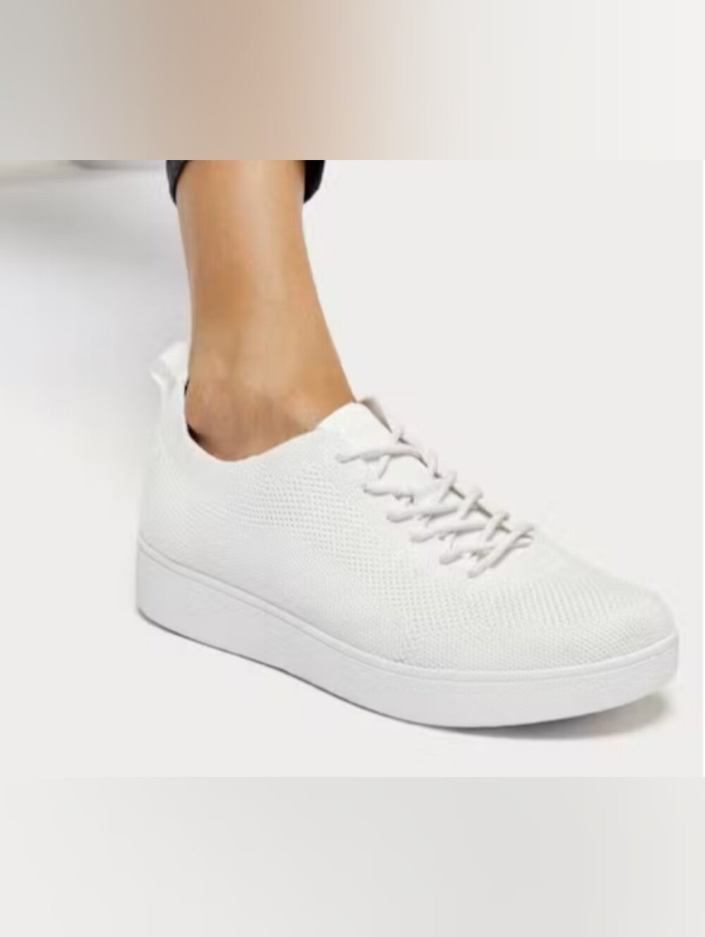 FitFlopLadies Rally Tonal Knit Tennis Sneakers Women's Size 7.5